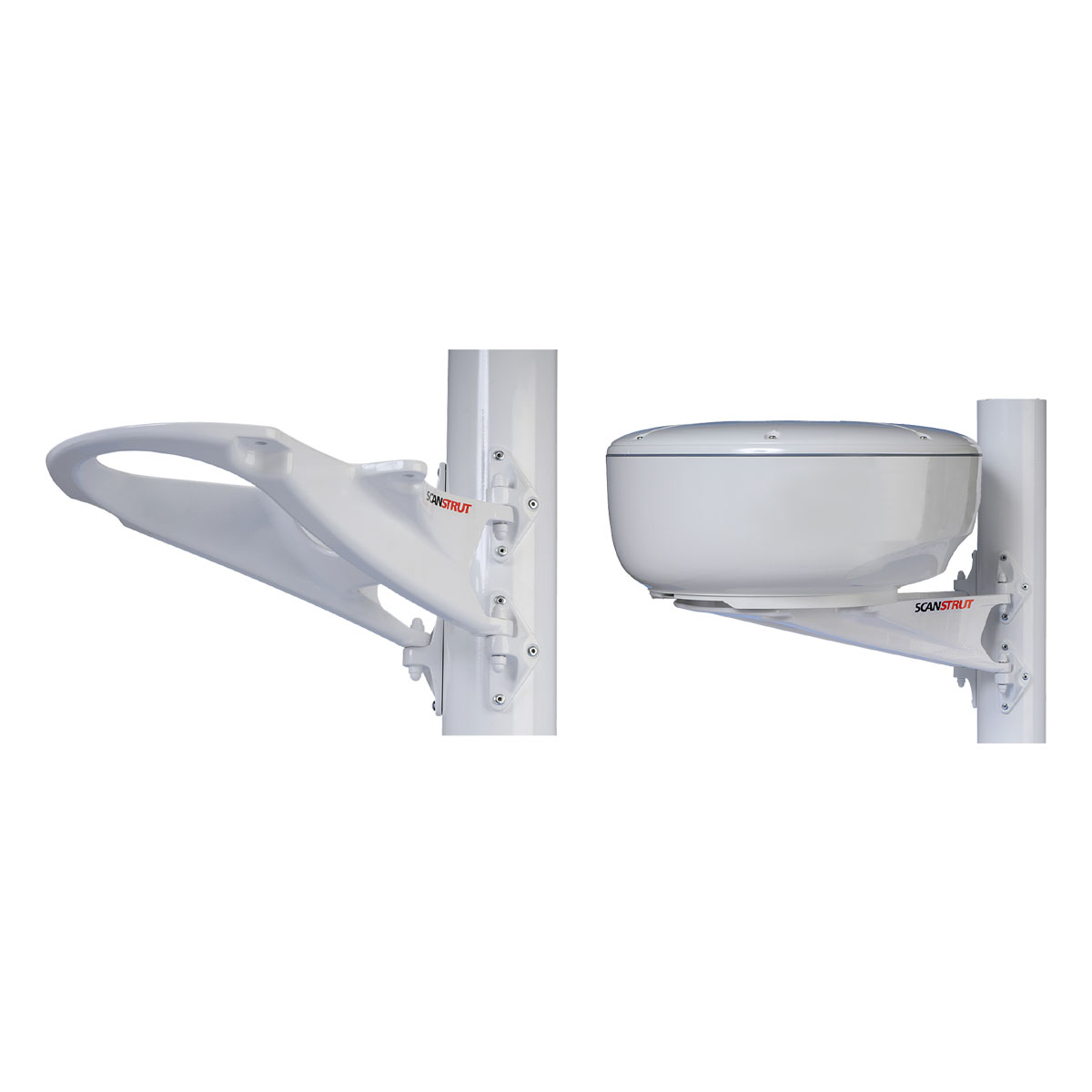 Scanstrut Mount Mast 18" Ray/Gar/Kvh Radome