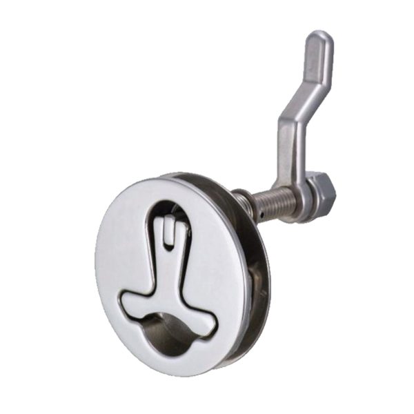 MARINE TOWN Compression Round 'T' Handle Latch, 316 S/Steel, Dull / 607553