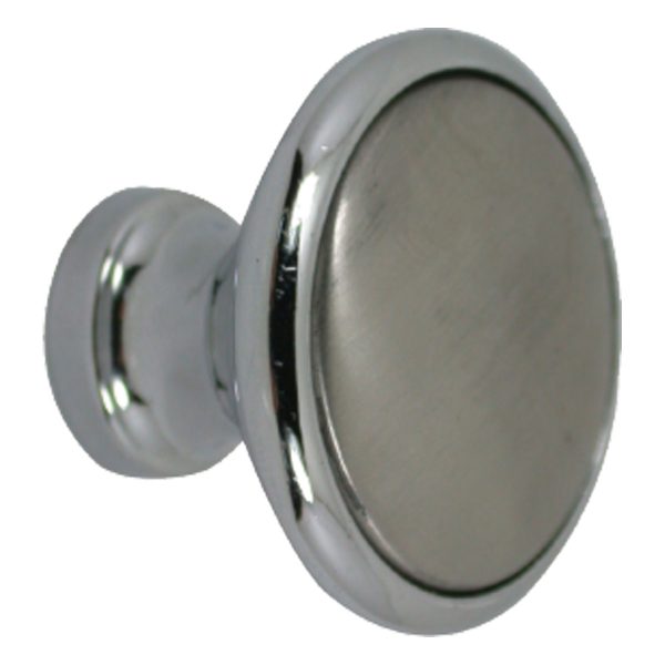 MARINE TOWN Cabinet Knob, Chrome Brass, Stainless Steel / 9121329