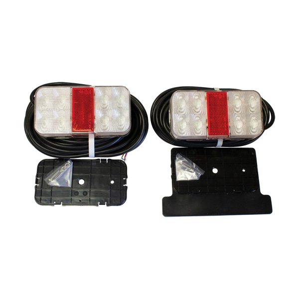 Ark Slimline LED Trailer Light Set with 9m Cable, Submersible / SLD159