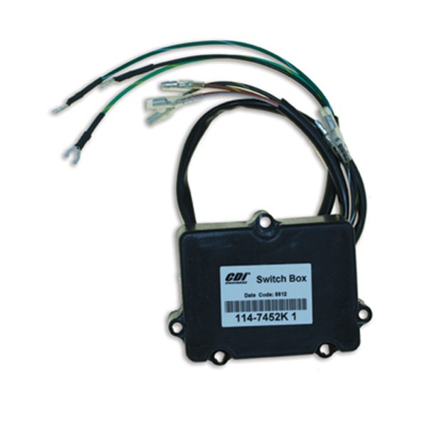 CDI ELECTRONICS Switch Box Bullet Con for Mercury 6-35HP 1980-97 114-7452K 1