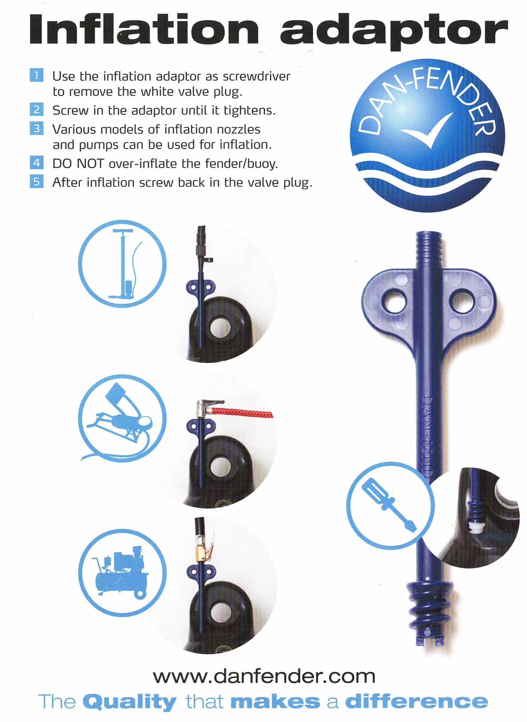 Dan Fender Inflation Adapters