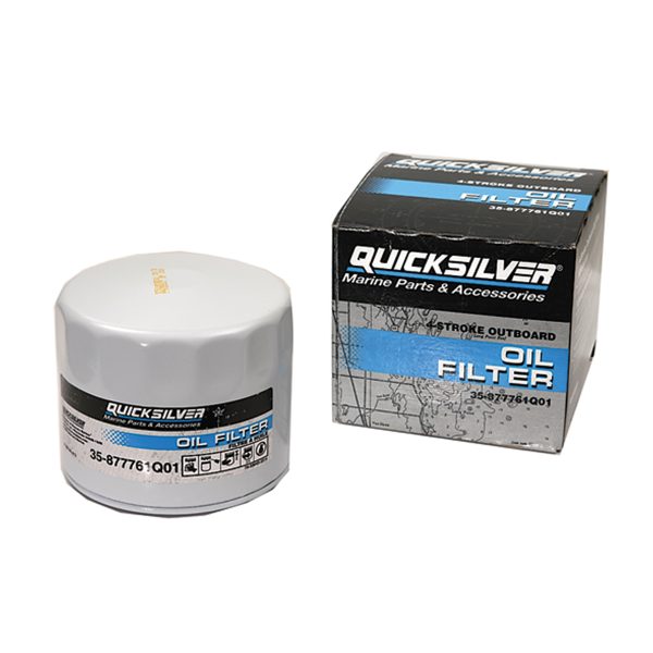 QUICKSILVER Oil Filter for Mercury, 75-115,150HP EFI, 4-Stroke / 877761Q01