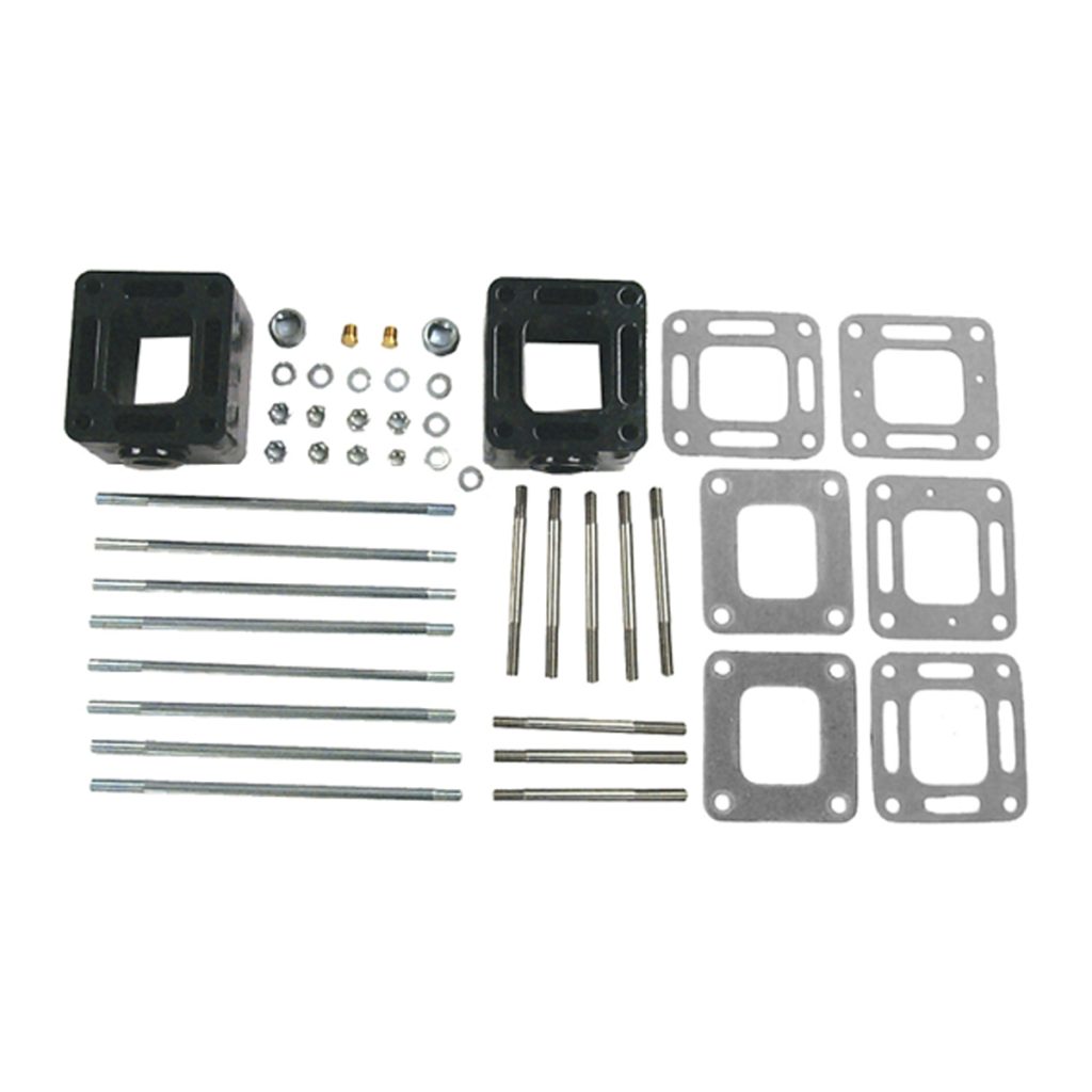 SIERRA Manifold Riser Spacer Kit for Mercruiser Exhaust,