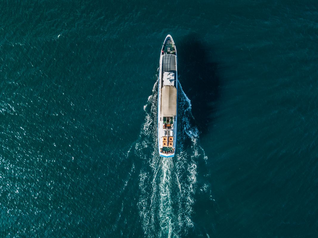 Speed boat in water, routine impeller maintenance ensures performance