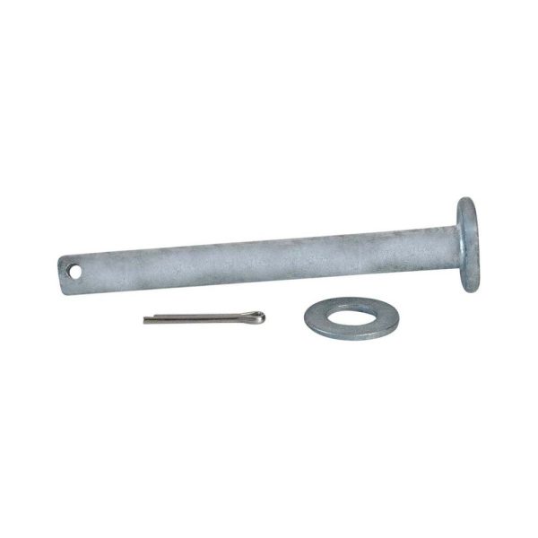 Atlantic Boat Roller Spindle 8" Forged Roller Spindle Incl Washer & Spilt Pin M16 x240mm Galvanised