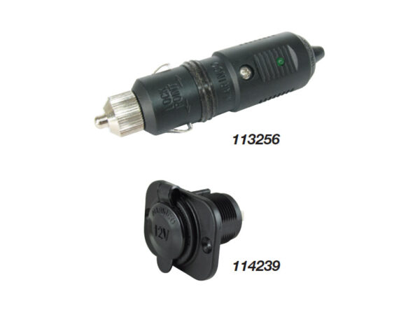 Power Plug Socket to suit Cigarette lighter style Power Plug 12 / 24 volt