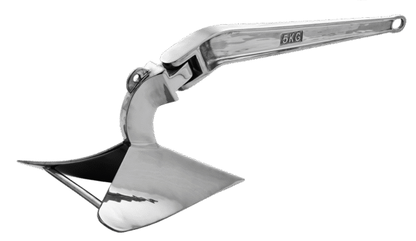 5Kg Polished Stainless Steel Plough Anchor 30013