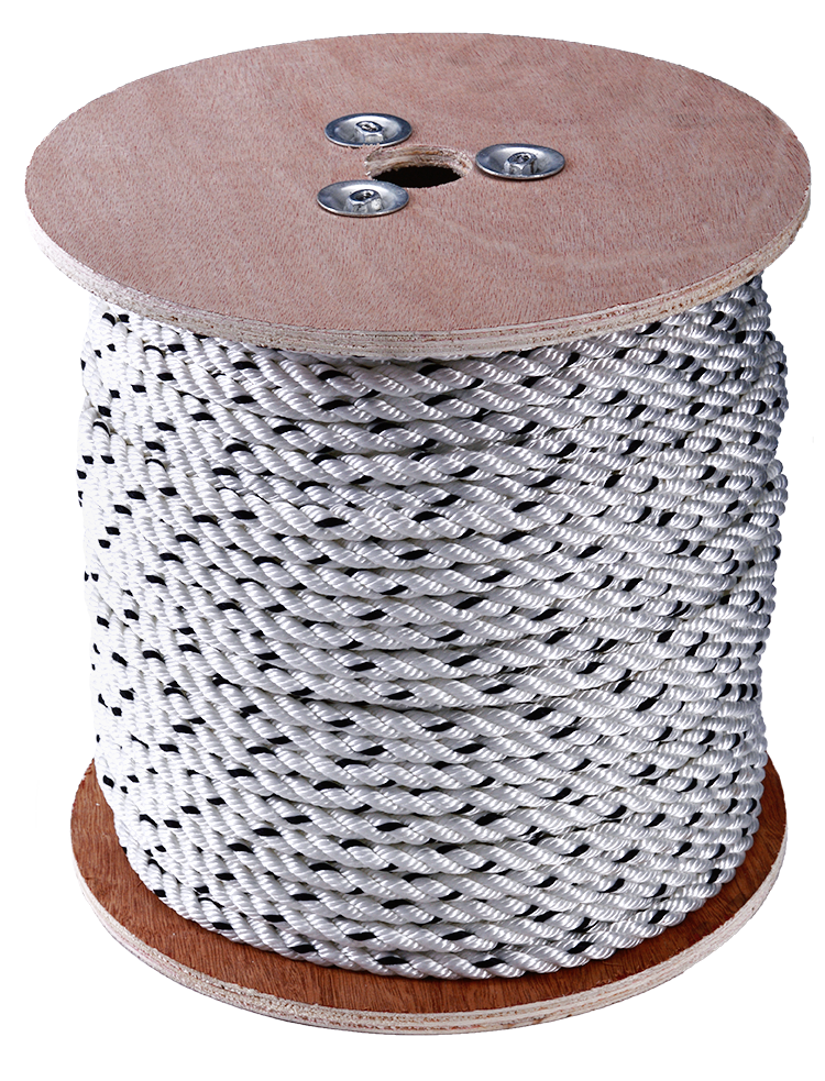 100Mtrs Of 8mm 3 Strand Rope Spliced To 10Mtrs 8mm Shortlink Chain Kit 30026