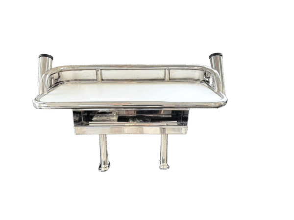"New" Deluxe Stainless Steel Removable Baitboard Large Inc Legs and Fitting 50009