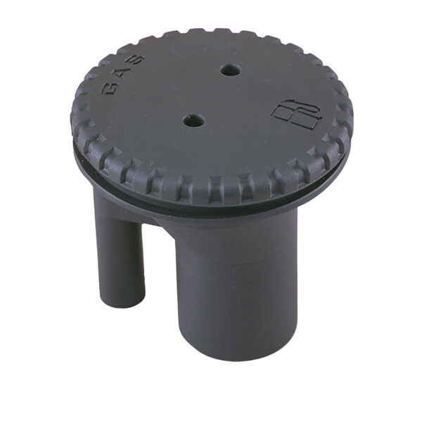 401960 Perko Round Deck Filler Black Straight