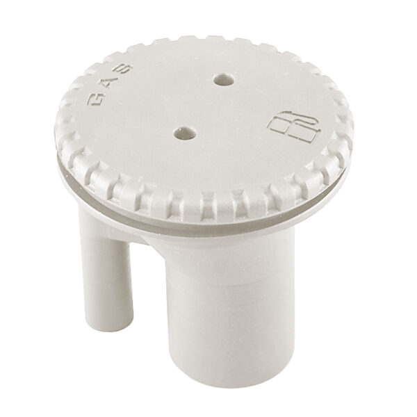 401962 Perko Round Deck Filler White Straight