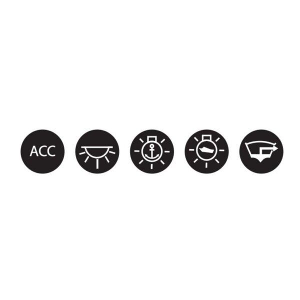 BLA Label Set Only suits Large Current Push-Button Switches