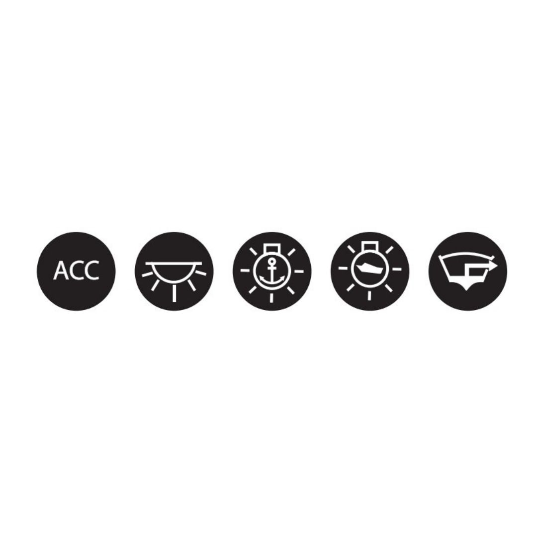 BLA Label Set Only suits Large Current Push-Button Switches