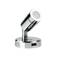 BLA LED Dimming Reading Light w/ USB-C Charging Socket Swivel Base