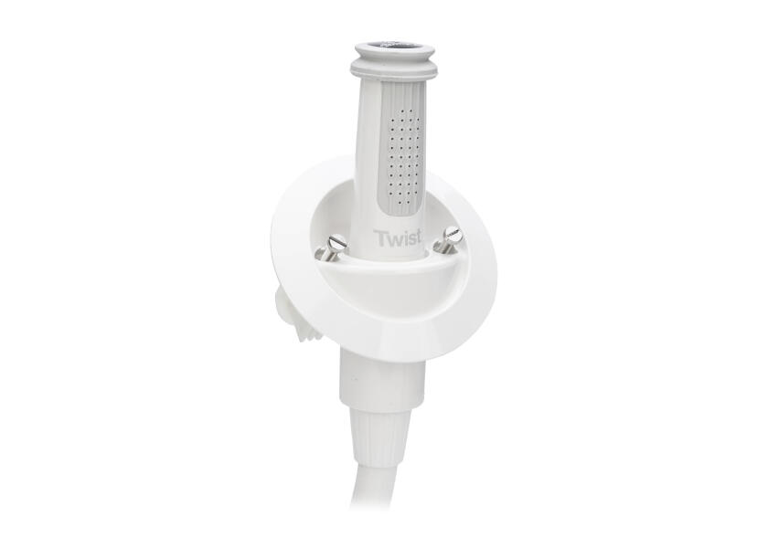 Whale Twist Hand Showers Angled Housing