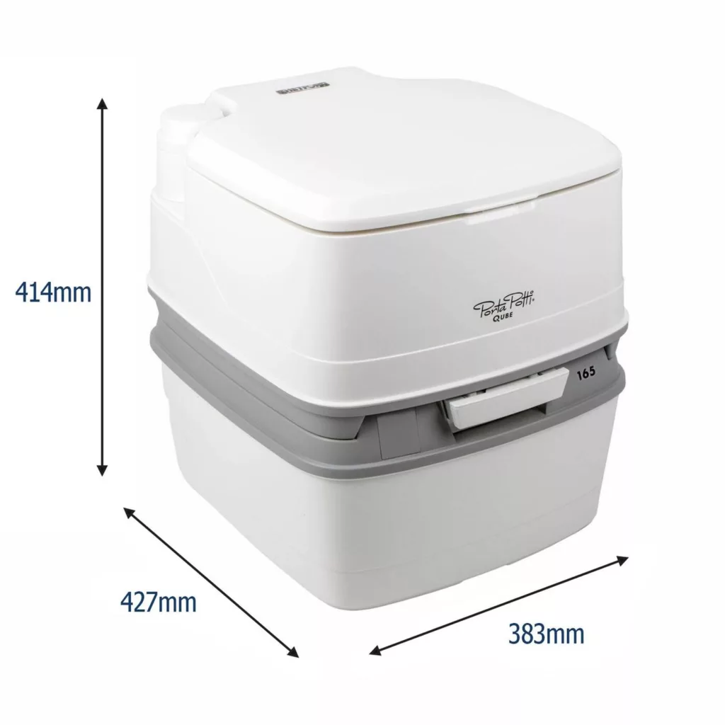 porta-potti-165 Dimensions