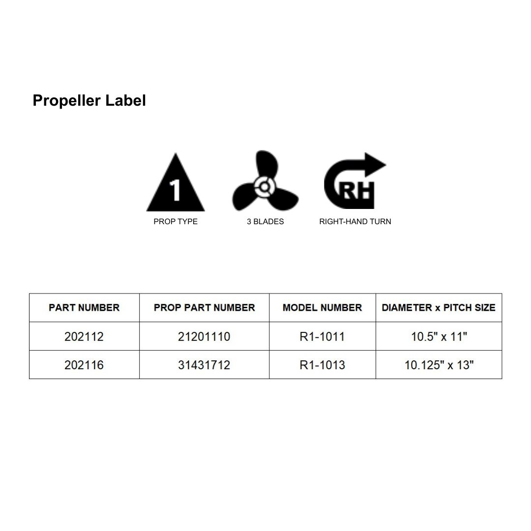 TURNING POINT Hustler Propeller Aluminium 3 Blades