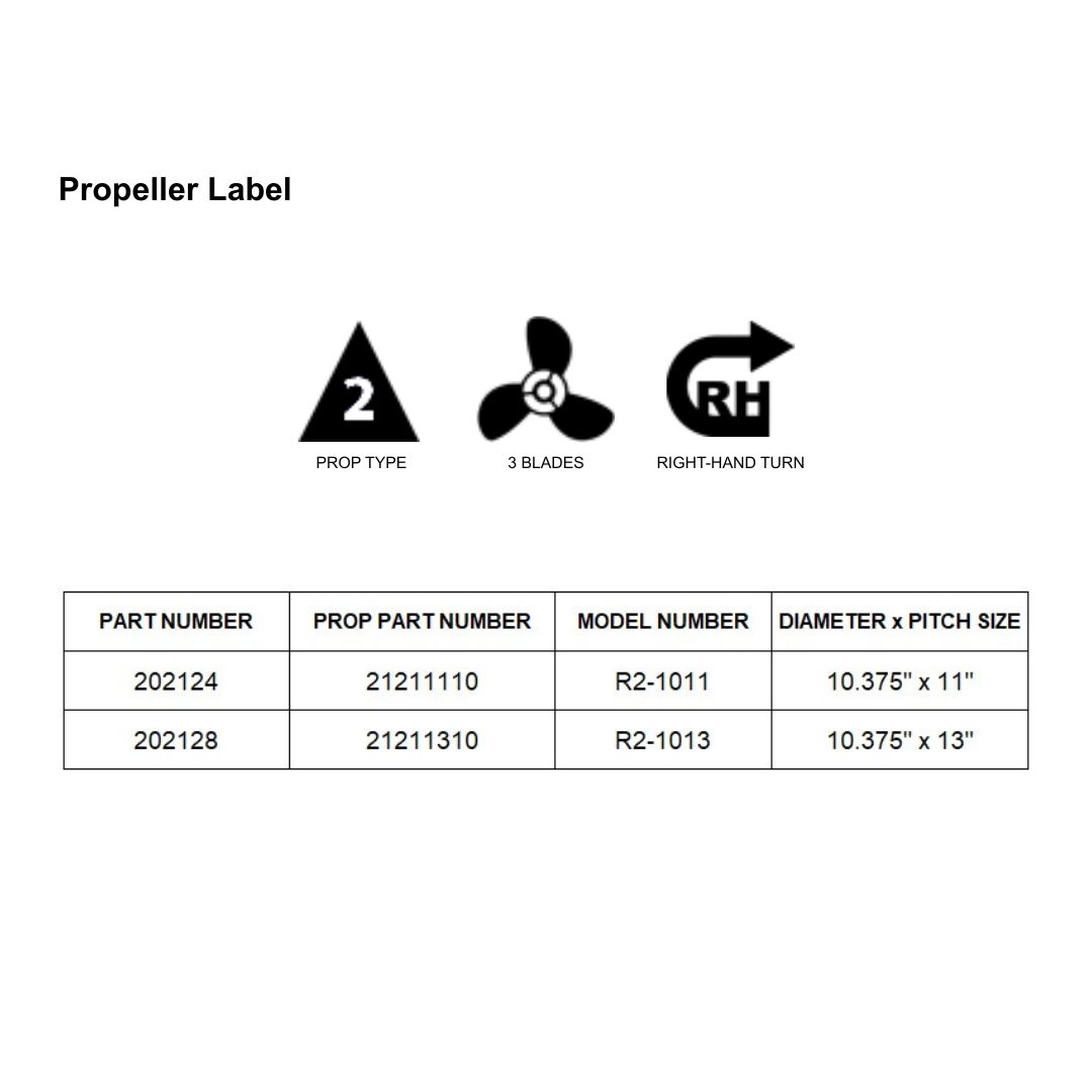 TURNING POINT Hustler Propeller Aluminium 3 Blades