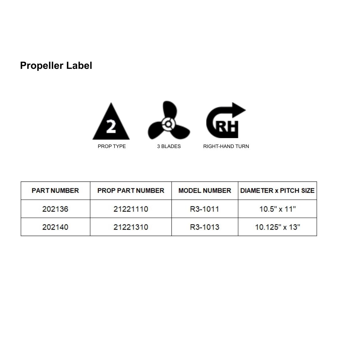 TURNING POINT Hustler Propeller Aluminium 3 Blades