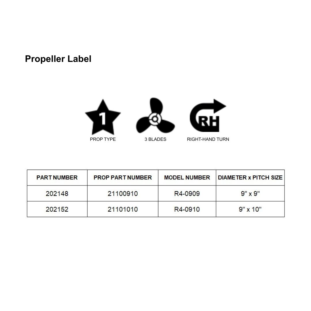 TURNING POINT Hustler Propeller Aluminium 3 Blades