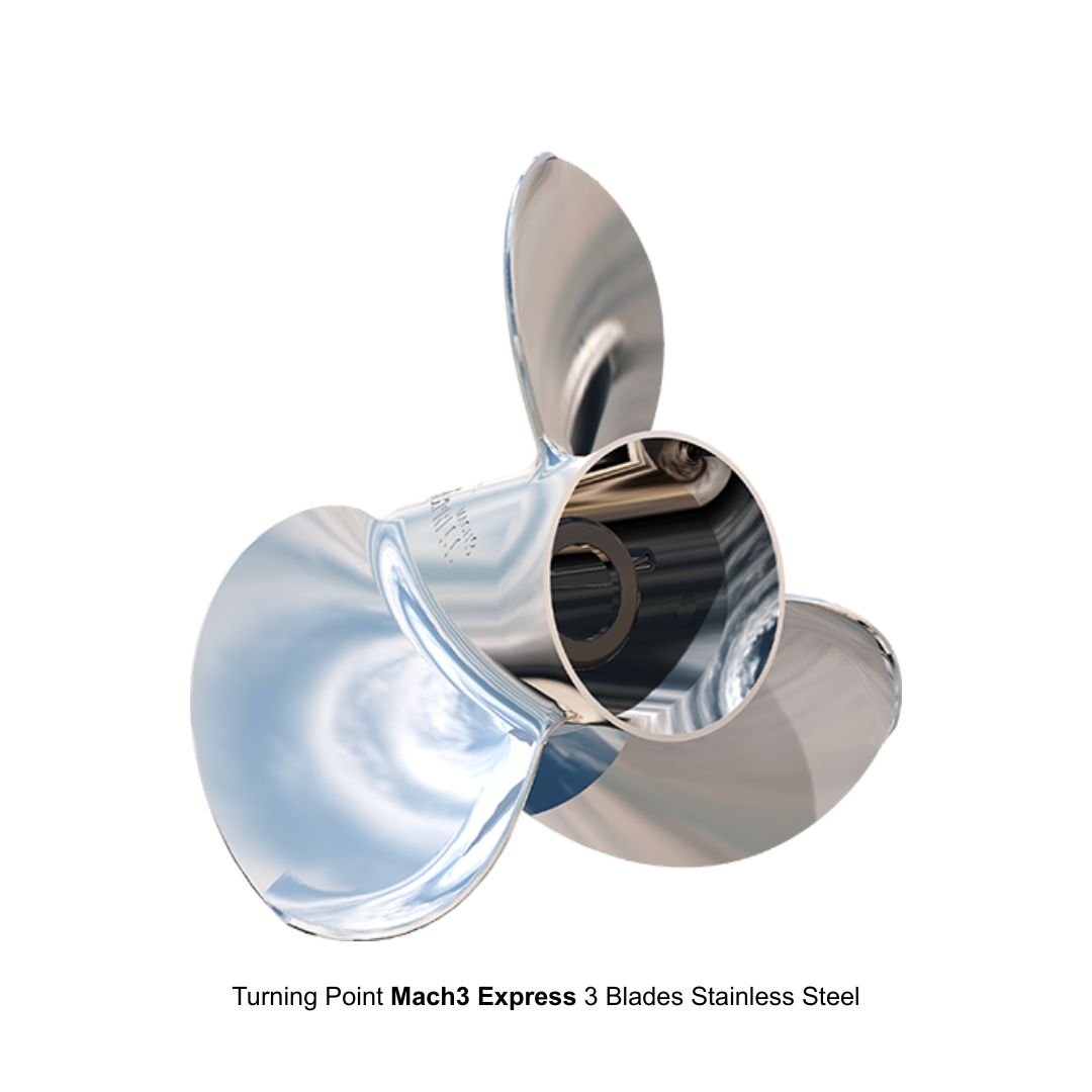 TURNING POINT Mach3 EXPRESS Propeller Stainless Steel 3 Blades