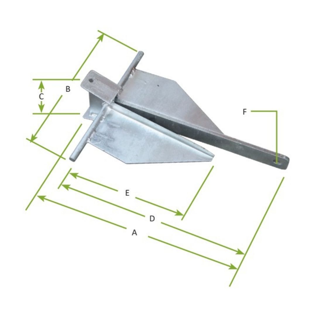 Sand Anchors, Galvanised (b)