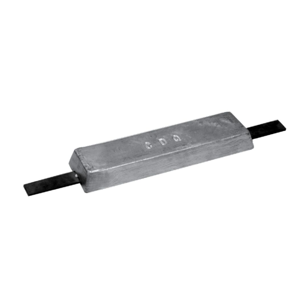 Rectangle Block Anode Alloy with Strap 510x130x50mm