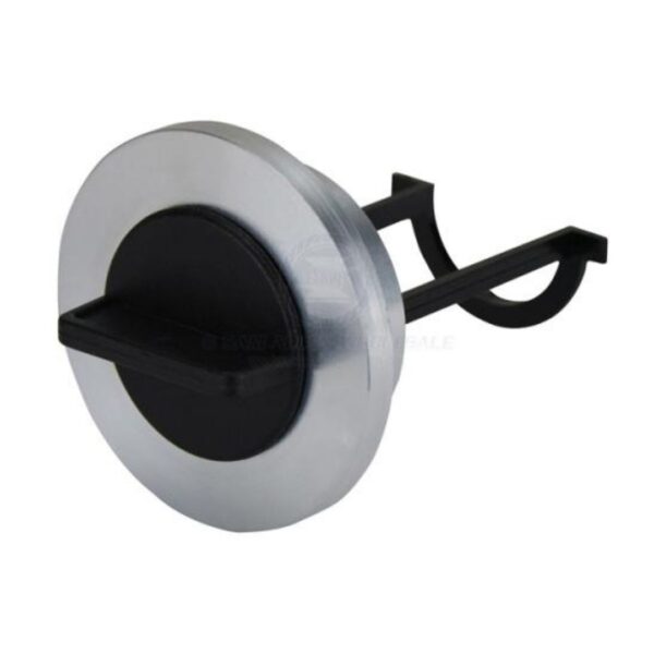 T6061 Machined Alloy Drain Plug, Nylon, Weld-in Flange (a)
