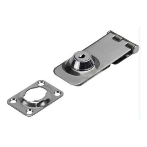 Lockable Hasp & Staple, 304G Stainless Steel (a)