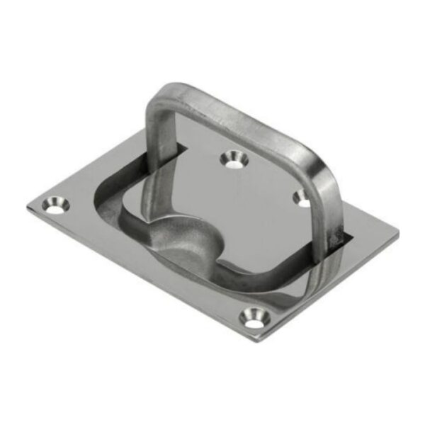 Rectangle Lift Ring, Heavy Duty, 316G Stainless Steel 76mm x 58mm (b)
