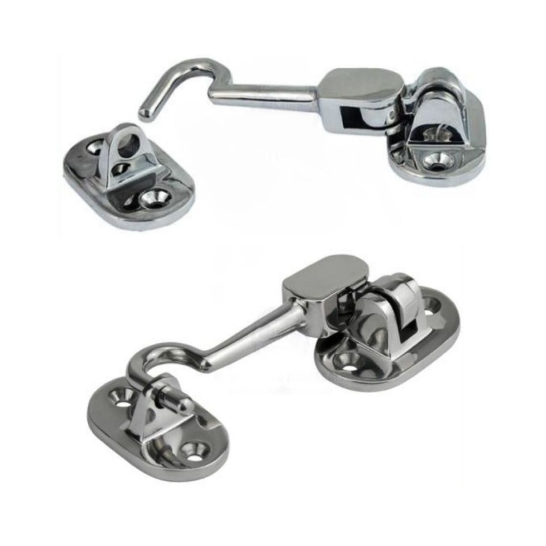 Double Action Cabin Hook, Heavy Duty, 316G SS 104mm x 43mm (b)