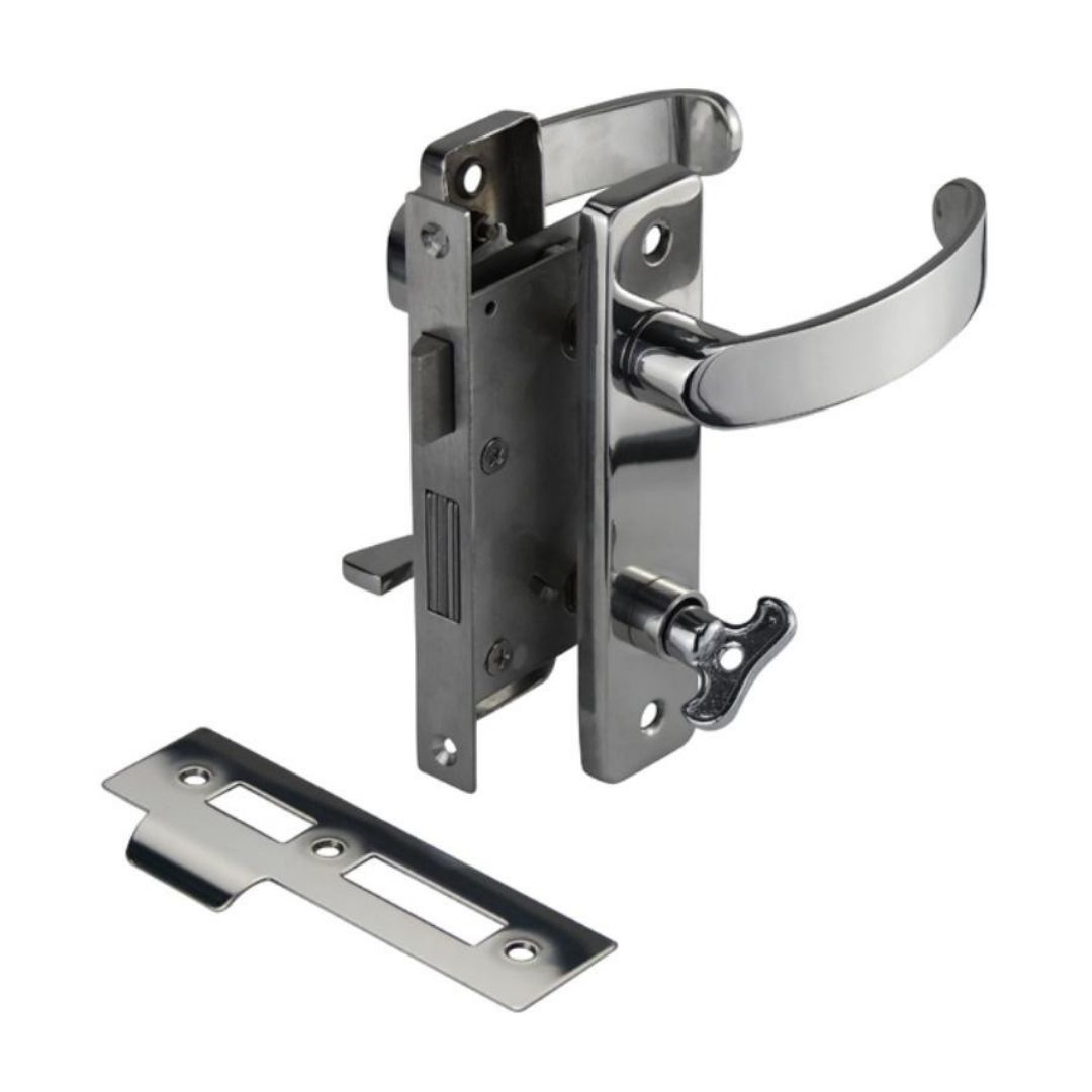 Right Hand Out, Door Lock Socket Key Set suits 19mm-38mm Thickness Doors (a)