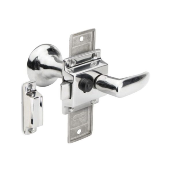 Rim Latch Door Lock, Surface Mount, 316G SS (a)