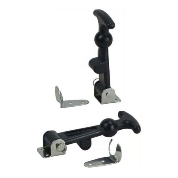 Rubber Hatch Fastener, Hold Down, 316G Stainless Steel Mount Bracket 130mm (b)