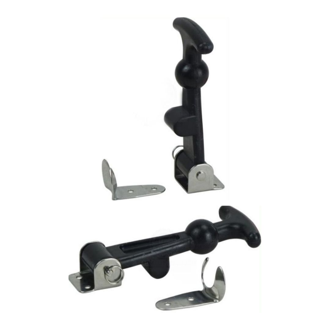 Rubber Hatch Fastener, Hold Down, 316G Stainless Steel Mount Bracket 130mm (b)
