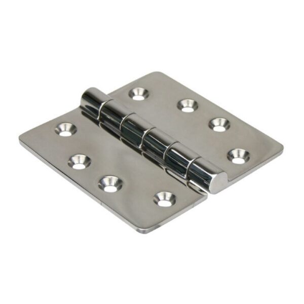 Butt Hinge, Heavy-Duty, Even Split, 304G Stainless Steel, 102mm x 102mm Pair (a)