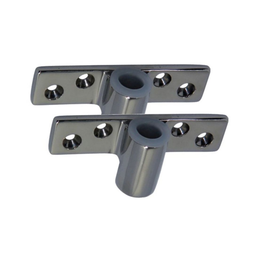 Side Mount Rowlock Sockets (Pair) suits 13mm Shaft Dia. 316G SS