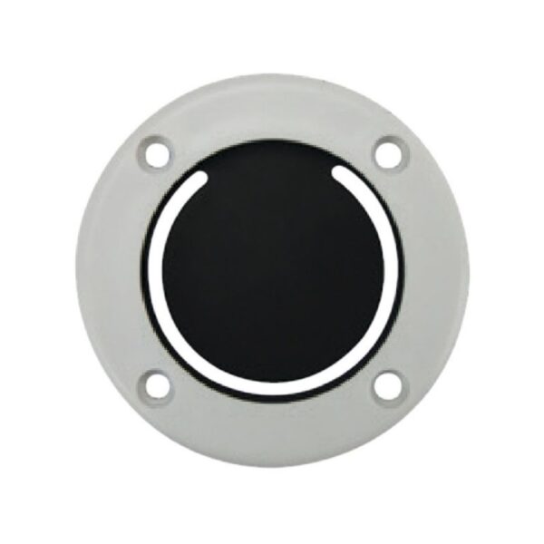 Nylon Scupper Valve, White Nylon with Rubber Flapper, 70mm Diameter