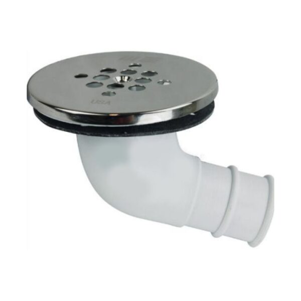 120° Cockpit/Shower Drain, Stainless Steel Face/Cover (a)