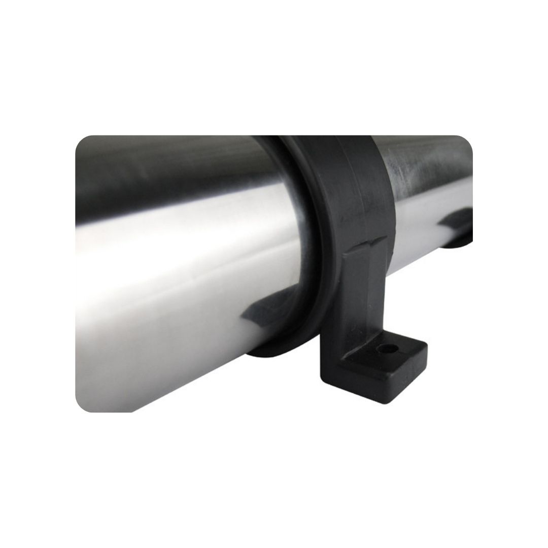 Side Mount Rod Holder with Plastic Bracket, 304G Stainless Steel (b)