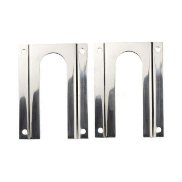 Leg Mounting Brackets Only suits Poly Bait Board, 304G SS (Pair) (a)