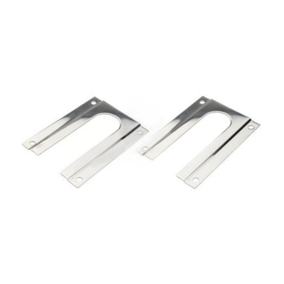 Leg Mounting Brackets Only suits Poly Bait Board, 304G SS (Pair) (b)