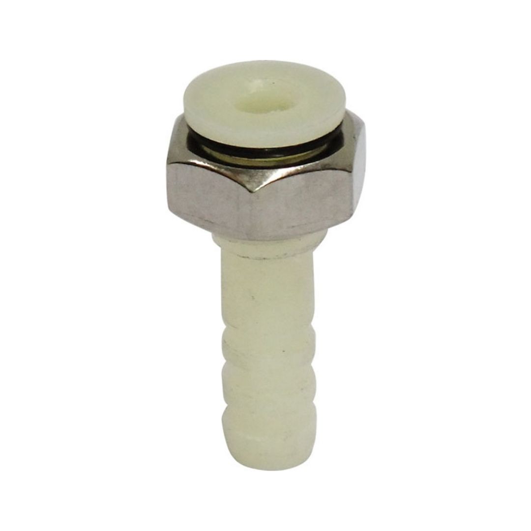 Drain for Bait Board with Thread, Nut and Tail suits 3/8" ID