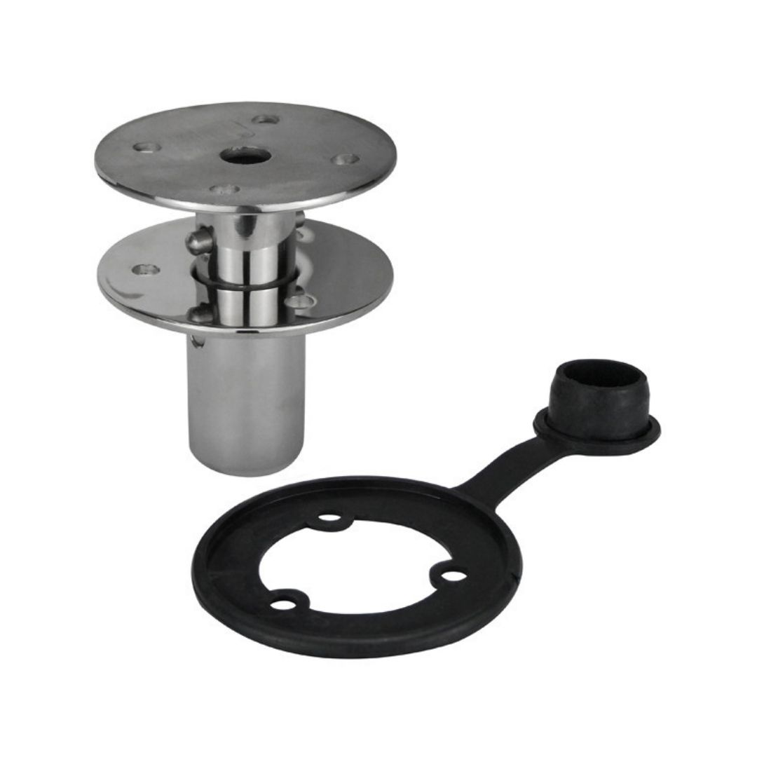 Deck Mount Leg & Socket Set, Stainless Steel (a)