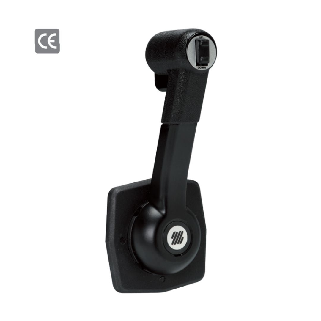 B184 Engine Side Mount Control w/ Trim, Single Lever Dual Function (a)
