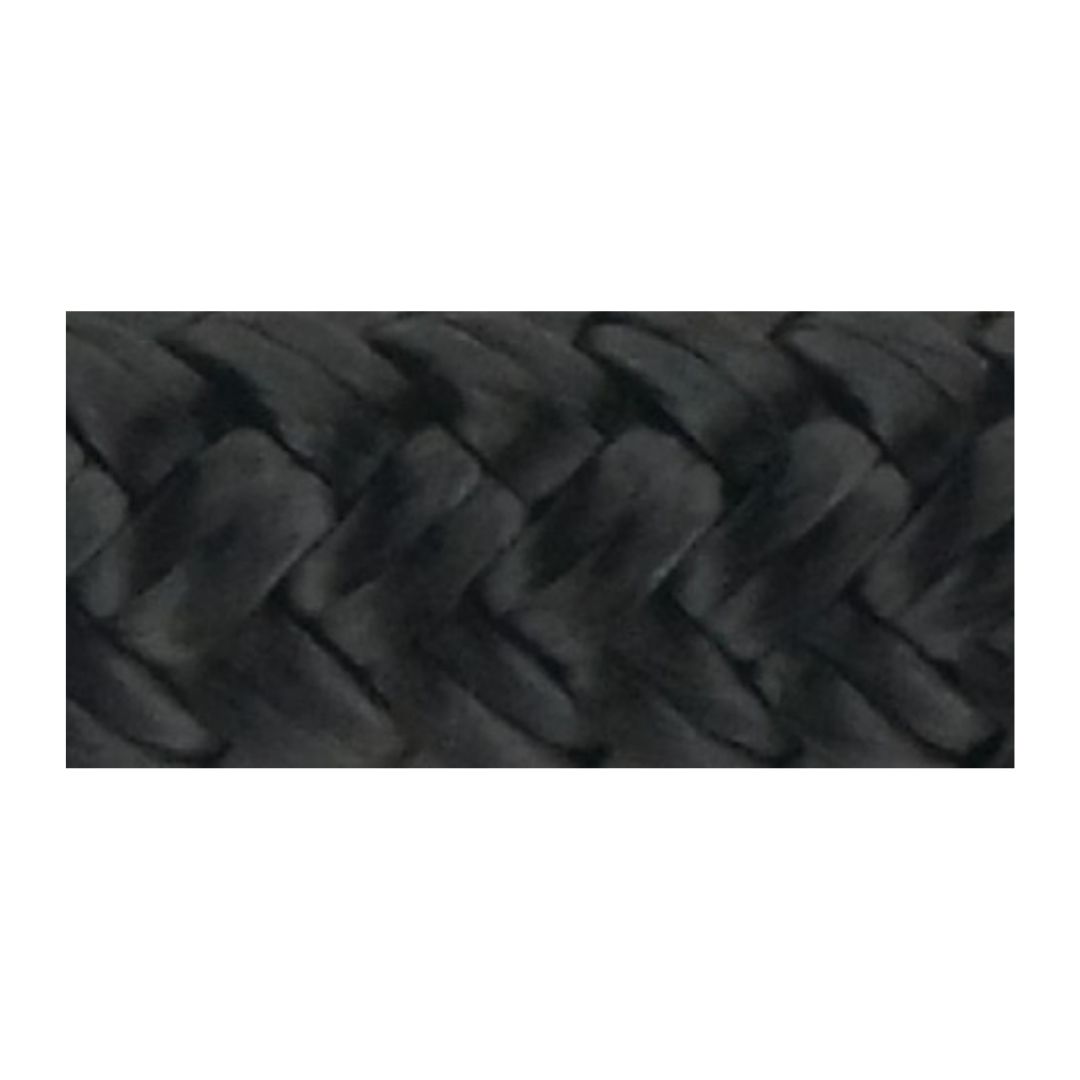 Mooring Lines with Eye, UV-Stable Soft Braided Polyester, Black 300mm (b)