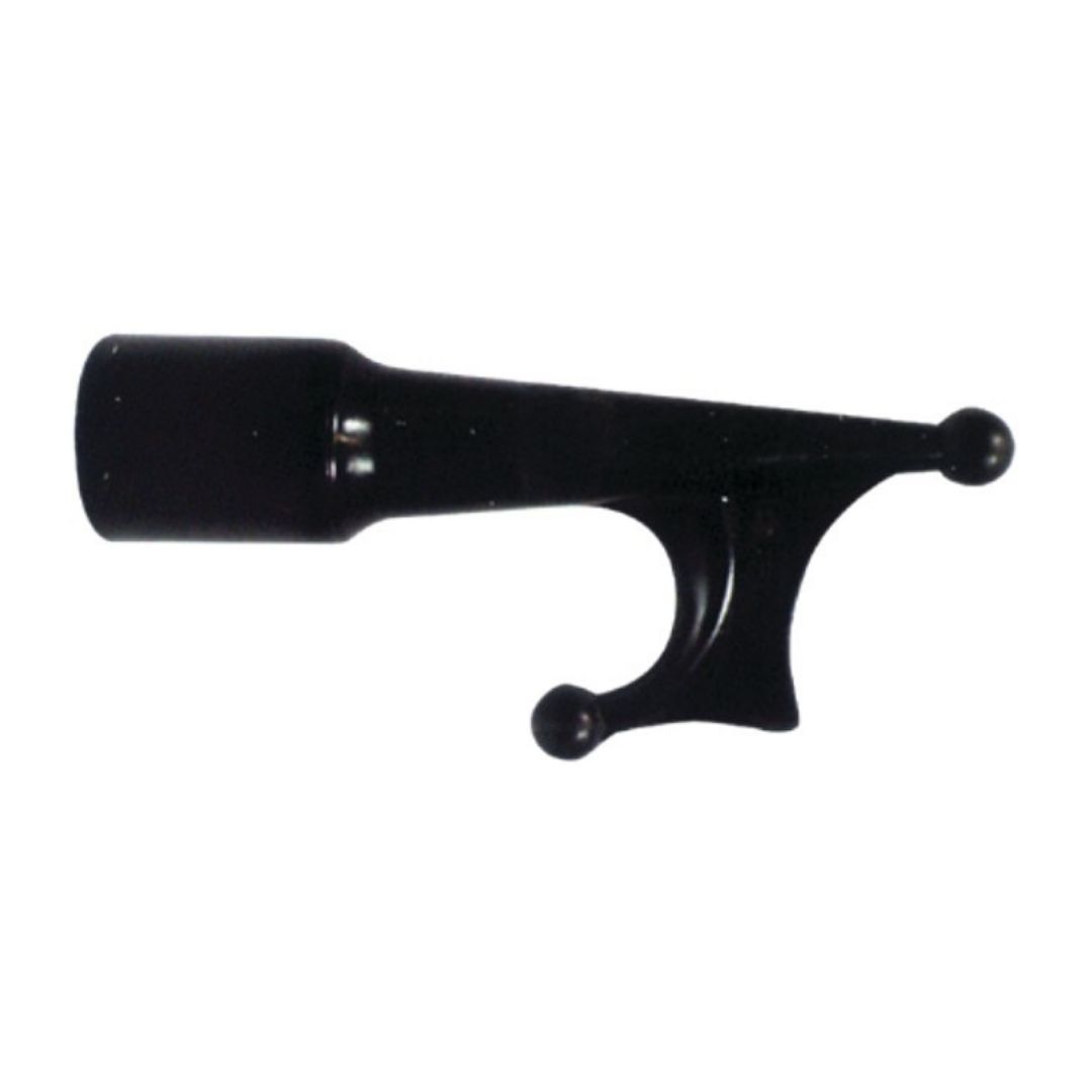Boat Hook Head Only suits 25/30mm OD Handle, Nylon, Black
